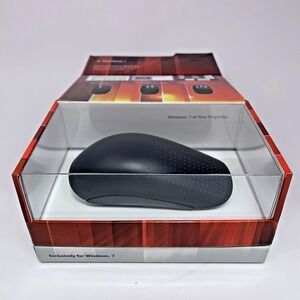Microsoft Touch Mouse Black 1459, 1447 w Dongle, Cord New Open Box Windows 7